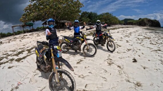 A Family Adventure on Lombok Dirt Bikes Amid Changing Weather